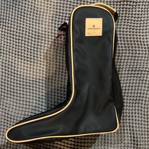 Jon Hart Black Boot Bag